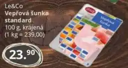 Potraviny CZ Le&Co Vepřová šunka standard nabídka