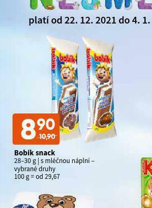 Terno Bobík snack nabídka