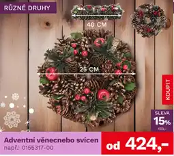 Asko Adventní věnecnebo svícen nabídka