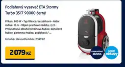 Datart Podlahový vysavač ETA Stormy Turbo 3517 90000 černý nabídka