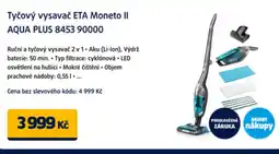 Datart Tyčový vysavač ETA Moneto II AQUA PLUS 8453 90000 nabídka