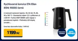 Datart Rychlovarná konvice ETA Ellen 8596 90000 černá nabídka