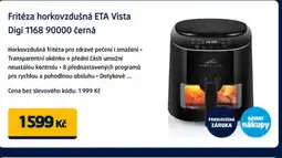 Datart Fritéza horkovzdušná ETA Vista Digi 1168 90000 černá nabídka