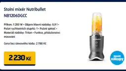 Datart Stolní mixér Nutribullet NB1206DGCC nabídka