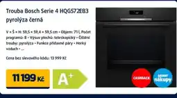 Datart Trouba BOSCH Serie 4 HQG572EB3 pyrolýza černá nabídka