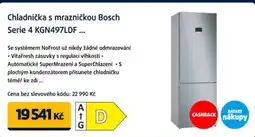 Datart Chladnička s mrazničkou BOSCH Serie 4 KGN497LDF nabídka