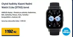 Datart Chytré hodinky Xiaomi Redmi Watch 5 Lite (57765) černé nabídka