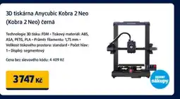 Datart 3D tiskárna Anycubic Kobra 2 Neo (Kobra 2 Neo) černá nabídka