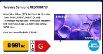 Televize Samsung UE50U8072F