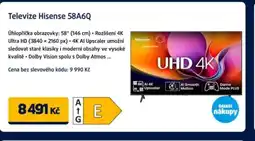 Datart Televize Hisense 58A6Q nabídka