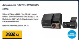 Datart Autokamera NAVITEL RS990 GPS černá nabídka
