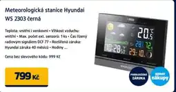Datart Meteorologická stanice Hyundai WS 2303 černá nabídka