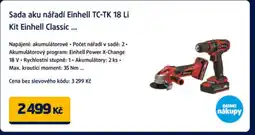 Datart Sada aku nářadí Einhell TC-TK 18 Li Kit Einhell Classic nabídka
