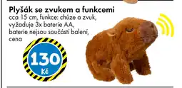 TEDi Plyšák se zvukem a funkcemi nabídka