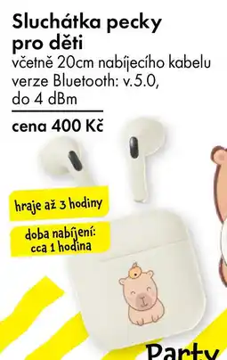TEDi Sluchátka pecky pro děti nabídka
