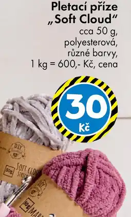 TEDi Pletací příze ,Soft Cloud" nabídka