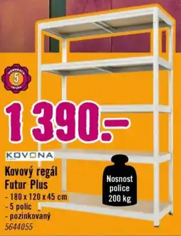 Hornbach Kovový regál Futur Plus nabídka