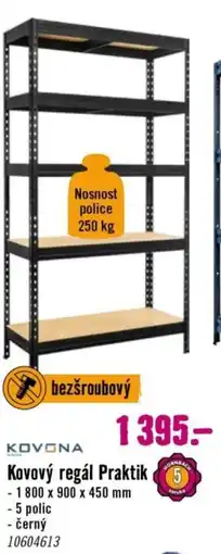 Hornbach Kovový regál Praktik nabídka