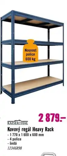 Hornbach Kovový regál Heavy Rack nabídka