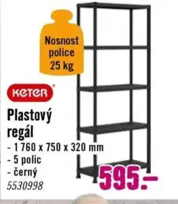 Hornbach Plastový regál nabídka