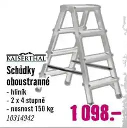 Hornbach Schůdky oboustranné nabídka