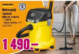 Hornbach KÄRCHER Mokrosuchý vysavač KWD 2V- 17/6/18 nabídka