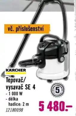 Hornbach KÄRCHER Tepovač/ vysavač SE 4 nabídka