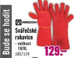 Hornbach ARDON Svářečské rukavice nabídka