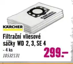 Hornbach KÄRCHER Filtrační vliesové sáčky WD 2, 3, SE 4 nabídka