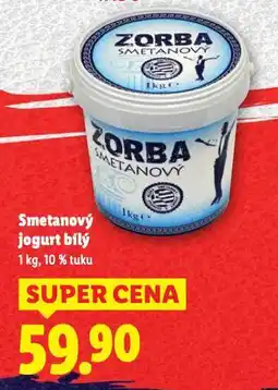 Lidl Smetanový jogurt bílý nabídka