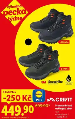 Lidl Premium kožená trekingová obuv nabídka