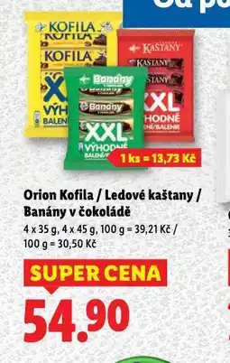 Lidl Banány v čokoládě nabídka