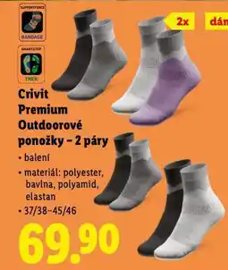 Lidl Crivit premium outdoorové ponožky nabídka