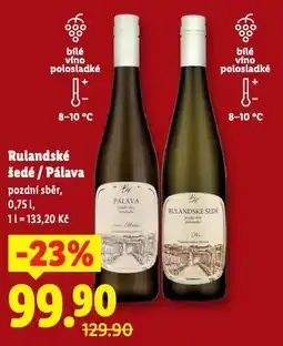 Lidl Rulandské pálava nabídka