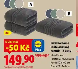 Lidl Livarno home froté usuška nabídka