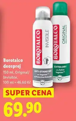 Lidl Borotalco deosprej nabídka