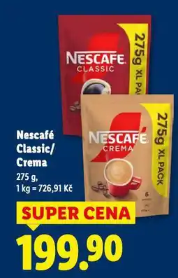Lidl Nescafé crema nabídka