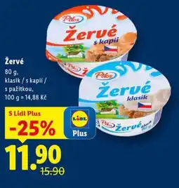 Lidl Žervé nabídka