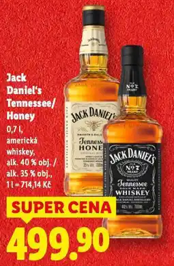 Lidl Jack daniel´s tennessee nabídka