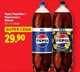Lidl Pepsi lemon nabídka