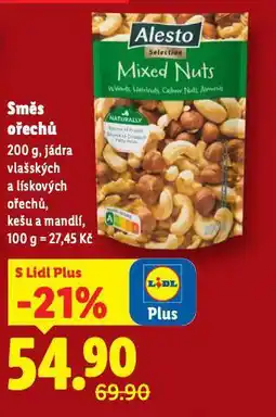 Lidl Směs ořechů nabídka