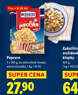 Lidl Popcorn nabídka