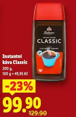 Lidl Instatní káva classic nabídka