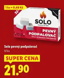Lidl Solo pevný podpalovač nabídka