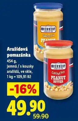 Lidl Arašídová pomazánka nabídka
