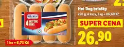 Lidl Hot dog briošky nabídka