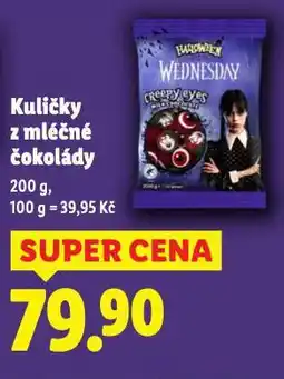 Lidl Kuličky z mléčné čokolády nabídka