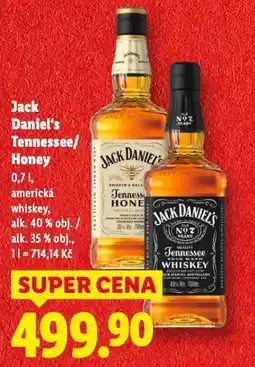 Lidl Jack daniel´s honey nabídka