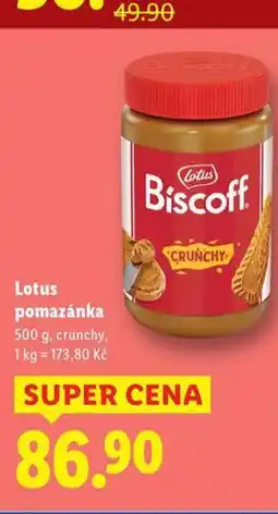 Lidl Lotus pomazánka nabídka