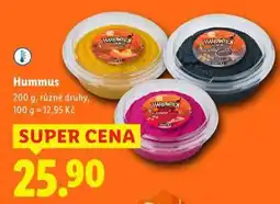 Lidl Hummus nabídka